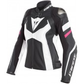 Dainese Blouson Avro 4 Lady blanc/fushia