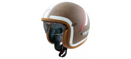 Casque jet Premier Vintage BOS DO BM effet cuir