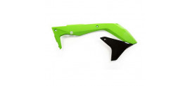 Ouies de radiateur noir/vert Acerbis Kawaski KX-F450