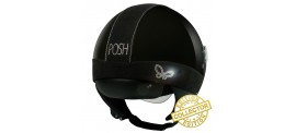 Casque MAX Posh noir brillant verso