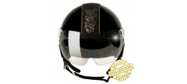 Casque MAX Posh noir brillant