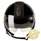 Casque MAX Posh noir brillant