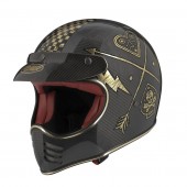 Casque Premier MX CARBON NX GOLD CHROMED